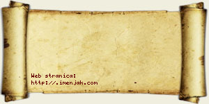 Mia Adamović vizit kartica